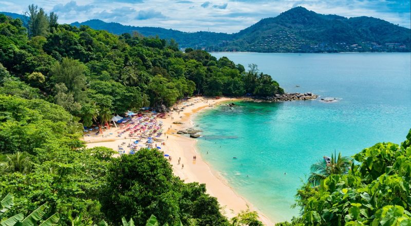 Ein schöner Strand in Phuket